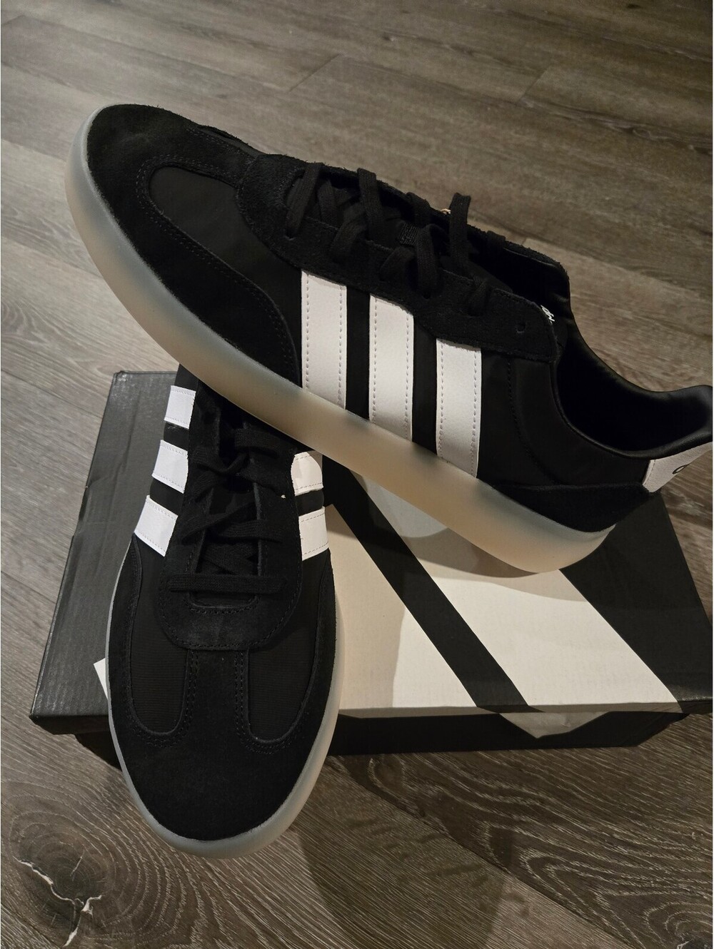 Adidas Barreda Decode Core Black White Men Size 13 JI2316 Box Skate Sneaker